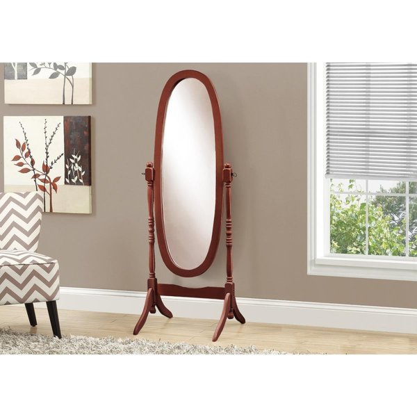 Homeroots 59 in. Solid Wood & MDF Frame Mirror 333028
